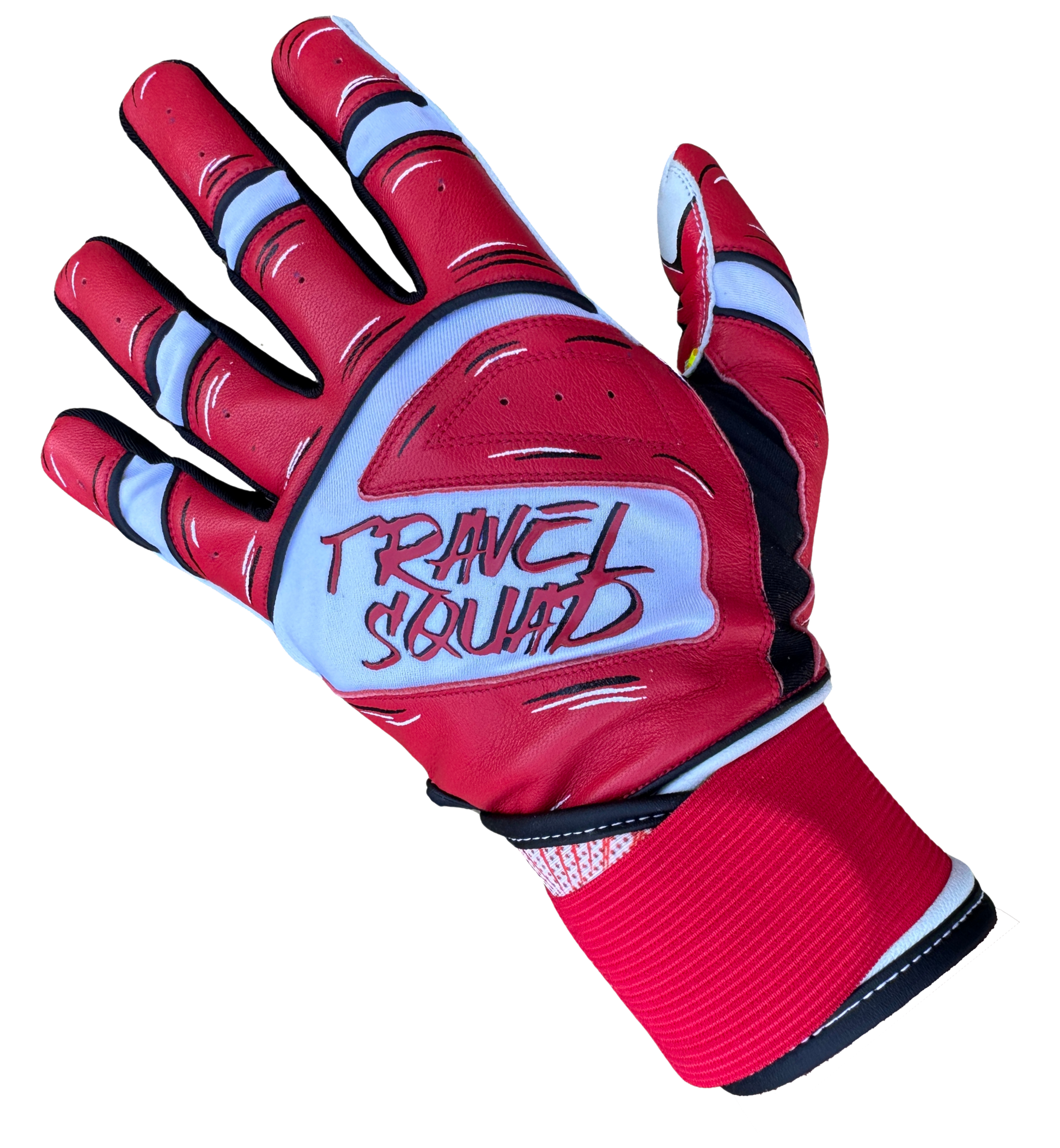 Youth baseball batting gloves, front