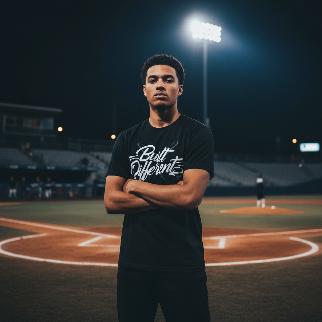 Built Different Tee - Streetwear Product Shot