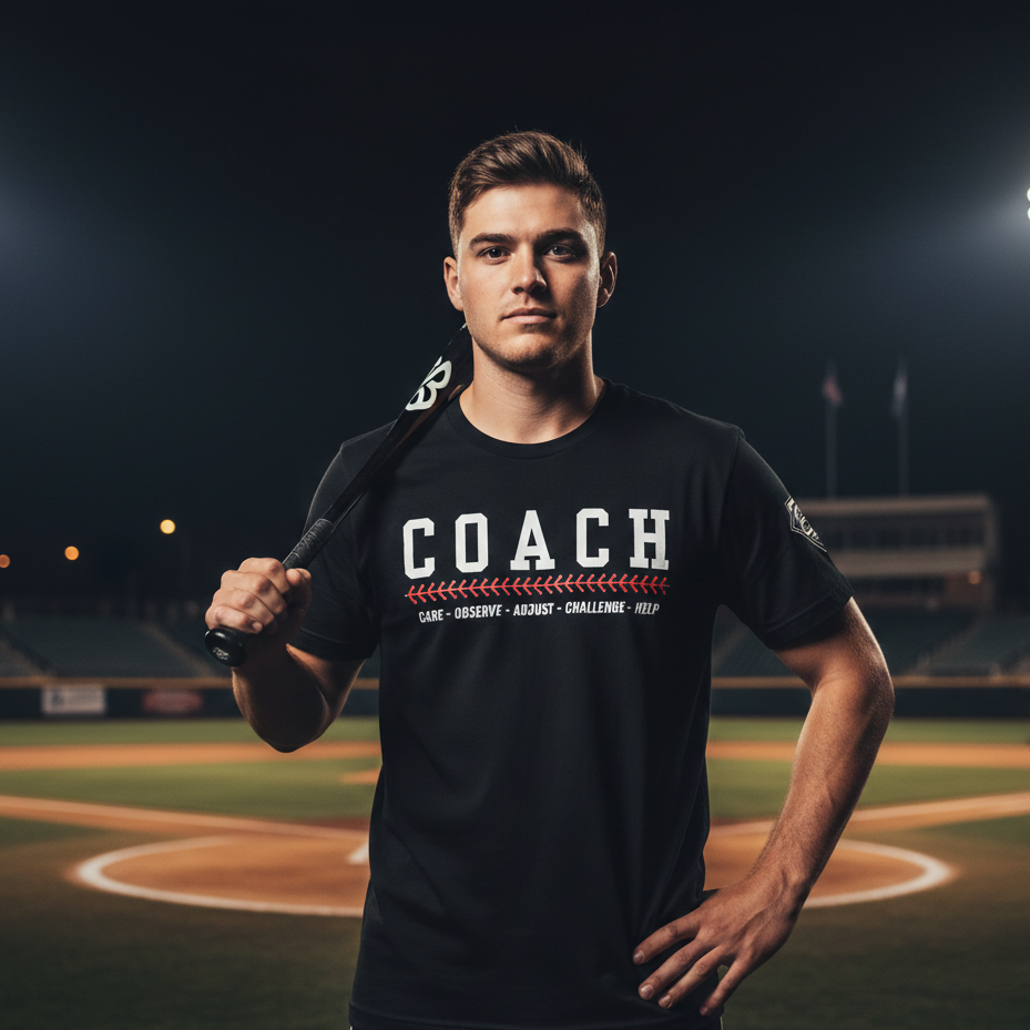 Baseball Lifestyle Coach Tee