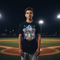 Bad Boys of Baseball Youth Tee Baseball Field Night Scene