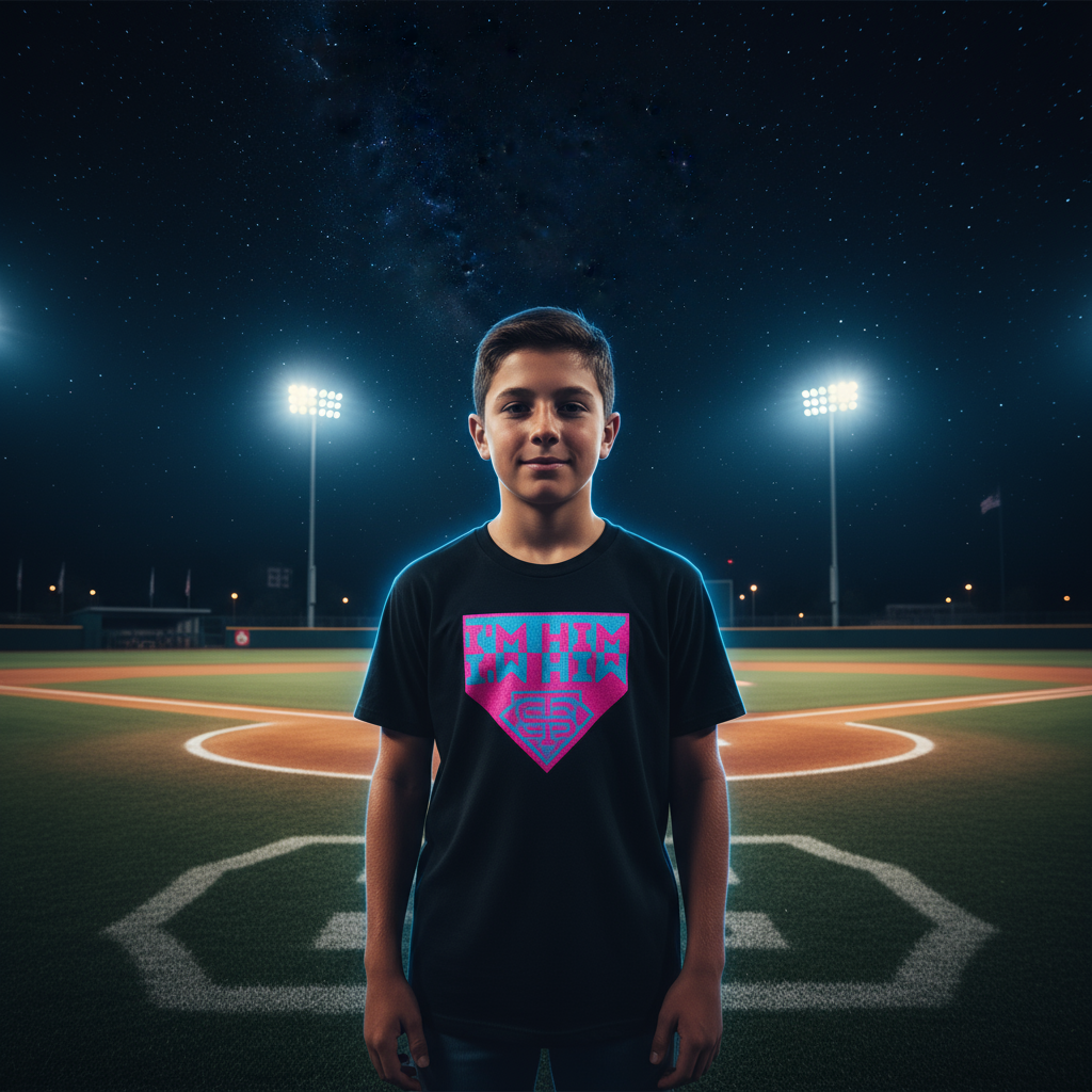 Cotton candy baseball